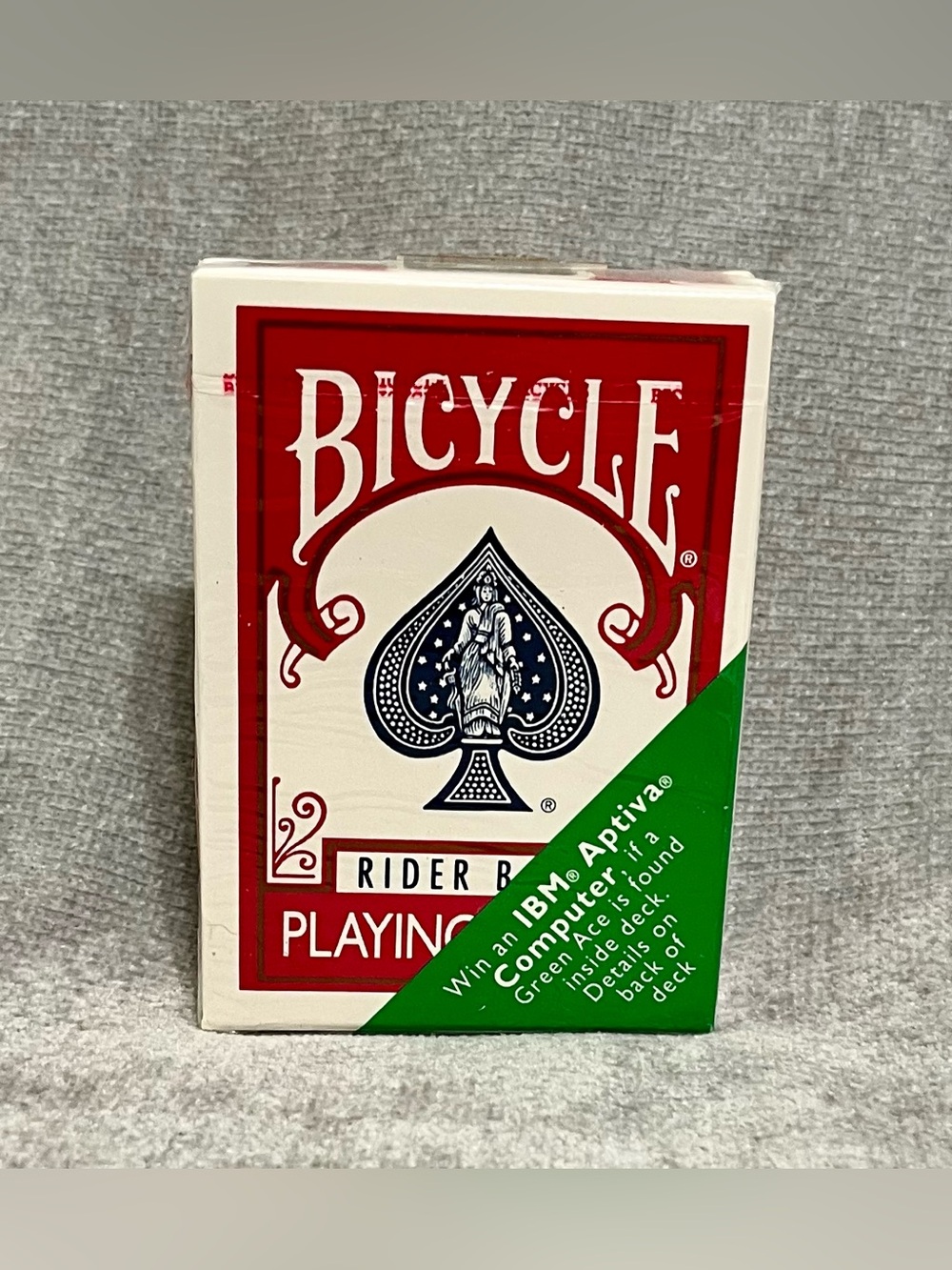 New Vintage Two Bicycle Sealed Rider Back Playing Cards IBM Aptiva Promo - Picture 7 of 11